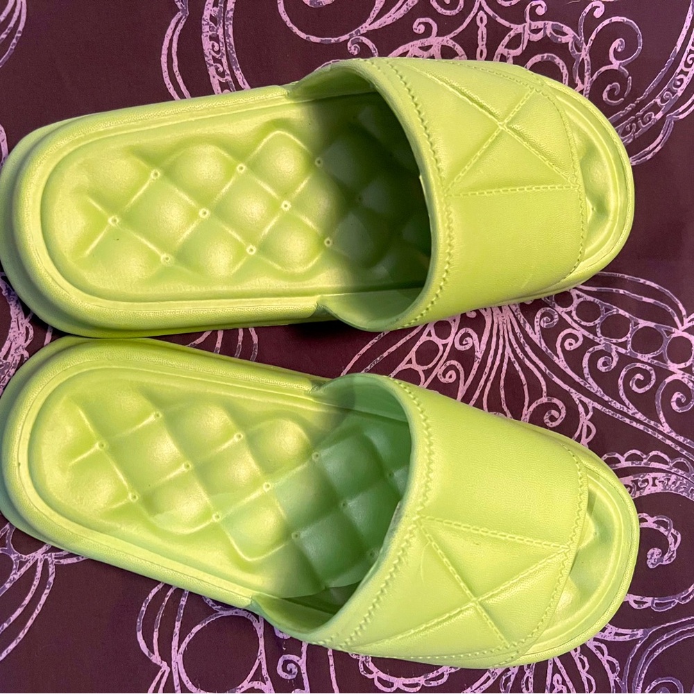 SLIDE into these comfy puffy things